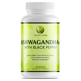 Ashwagandha plus black pepper bottle