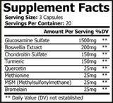 Joint mobility plus ingredients