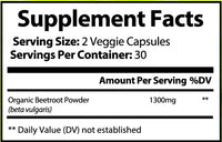 Ingredient list for Beetroot, organic