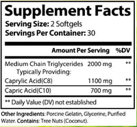 MCT Oil+ ingredients